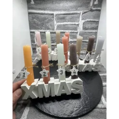 Adventskränze|Martinas Bastelei Adventskranz mal anders | XMAS | mit Kerzen | Advent