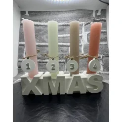Adventskränze|Martinas Bastelei Adventskranz mal anders | XMAS | mit Kerzen | Advent