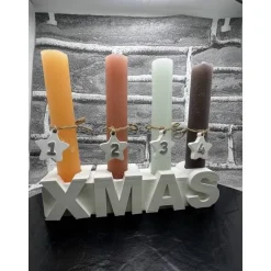 Adventskränze|Martinas Bastelei Adventskranz mal anders | XMAS | mit Kerzen | Advent