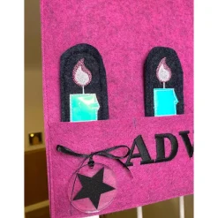 Adventskränze|Micha-myshop Adventskranz schwarz, Kerzenplakat