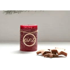 Adventskranz Zahlen Holz 1–4 in Schreibschrift – handgemachte Holzzahlen, natürliche Weihnachtsdeko Adventskranz Zahlen