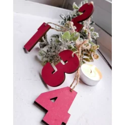 Sale Adventszahlen 1-4 Adventskranz Zahlen
