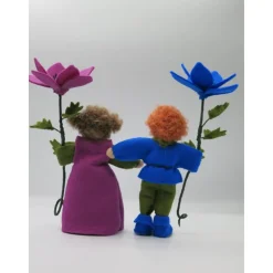 Outlet Anemone - Windröschen - Blumenkind - Jahreszeitentisch - Waldorf Art - Handgefertigte Blumenkinder - Sommer - Art.Nr.SO3 Sommer