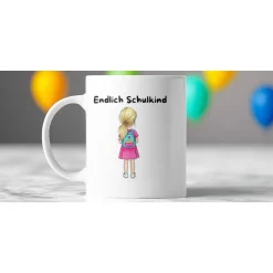 New Angebotspreis für die Schulkinder– Personalisierte Keramiktasse zum Schulanfang mit Wunschname und Datum Geschenke