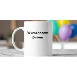 New Angebotspreis für die Schulkinder– Personalisierte Keramiktasse zum Schulanfang mit Wunschname und Datum Geschenke