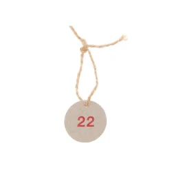 Best Anhänger Adventskalender inkl. Band Bastelzubehör