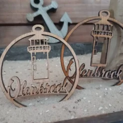 Anhänger aus Holz Altenbruch. Für Christbaum, Adventsgesteck oder einfach so Baumschmuck