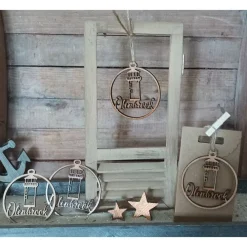 Anhänger aus Holz Altenbruch. Für Christbaum, Adventsgesteck oder einfach so Baumschmuck
