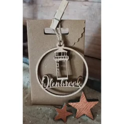Anhänger aus Holz Altenbruch. Für Christbaum, Adventsgesteck oder einfach so Baumschmuck