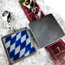 Clearance Anhänger für Charivari aus Edelstahl, Bayern, Trachtenschmuck Trachtenschmuck
