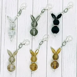 Best Anhänger Hase aus Kristallglas champagner-silber – Geschenkidee für Ostern Geschenke