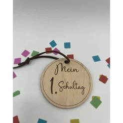 Best Anhänger Holz Schultüte / Schulanfang / personalisiert Kinder Schultüten
