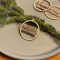 Geschenkeanhänger|Werkstatt am See Anhänger "merry christmas"