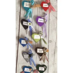 Discount Anstecker-Namensschild-Gästebrosche-Platzkarte-Gastgeschenk-Hochzeit, Herz, Filz, Wunschbeschriftung Hochzeitsdeko