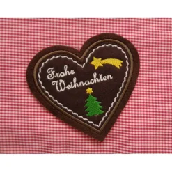 Best Applikation / Aufnäher Lebkuchenherz Weihnachten Applikationen