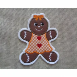 Outlet Applikation / Aufnäher süsse Lebkuchenfrau ☆ Applikation ☆ Aufnäher☆ Applikationen