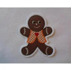 Applikationen|Flower's-Appli-Shop Applikation / Aufnäher süsser Lebkuchenmann ☆ Applikation ☆ Aufnäher☆