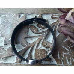 Schmuck|Die Schmuckkiste Armband aus 10mm breiten schwarzen Kork mit Kreuz gleich Liebe Slider