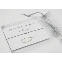 New Armband Konfirmation Mädchen Jungs mit personalisierter Karte Geschenk Schmuck