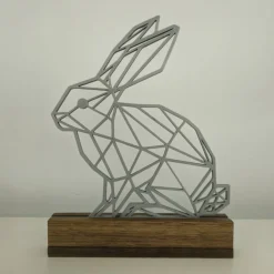 Osterdeko|mein-textiletikett.de Aufsteller Osterhase geometrisch