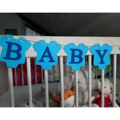 Dekoration|TiJaPapierDeko Baby Boy Girlande