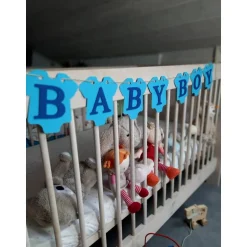 Dekoration|TiJaPapierDeko Baby Boy Girlande