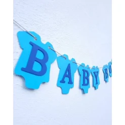 Dekoration|TiJaPapierDeko Baby Boy Girlande