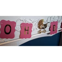 Discount Baby Girlande zur Geburt - Babyparty-Girlande - Babyparty-Dekoration - Geburtsgirlande - Geburtsdekoration Dekoration