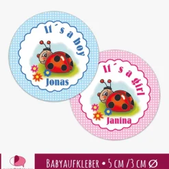 Best Babyaufkleber zur Geburt | Kleiner Marienkäfer Geschenke