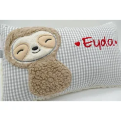 Clearance Babyfaultier Faultier Sloth Taufkissen Kuschelkissen Kindergartenkissen Geburtsgeschenk Kinderkissen Taufgeschenk Gastgeschenke