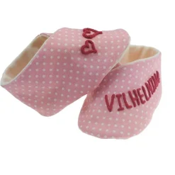 Best Babyschuhe Punkte mit Namen grün  personalisiertes Taufgeschenk Geschenk Geburt eines Jungen Geschenke