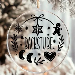 Sticker & Aufkleber|frickelfrieda Backstube Kekse Plätzchen Aufkleber Fensterbild für die Weihnachtsbäckerei