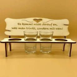 Bank für Schnapsgläser Geschenke