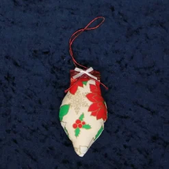Discount Baumanhänger aus Stoff mit kleinen Engeln, Zapfen, verschiedene Farben Baumschmuck