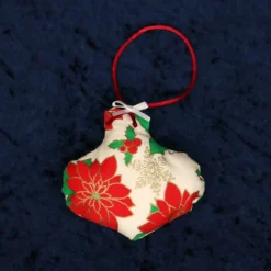 Baumschmuck|Iras Kreativ Welt Baumanhänger aus Stoff mit weihnachtlichen Motiven