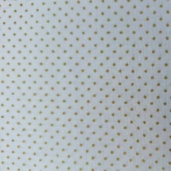 New Baumwollstoff creme, natur, mit Punktenl in Gold,Weihnachtsstoff, Meterware, Winterstoff, Breite 1,40 m, 100% Baumwolle Weihnachtsstoffe