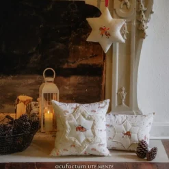 Hot Baumwollstoff Kinder und Rentiere von acufactum by Sophia Drescher  – OEKO-TEX –  Weihnachtsmotiv - ab 30 x 145 cm Weihnachtsstoffe