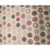 Best Baumwollstoff mit Schneeflocken und Gold, Winterstoff, Breite 1,40 m Weihnachtsstoffe