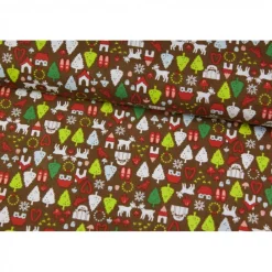 Online Baumwollstoff „north pole ditsy" Alexander Henry Weihnachtsstoffe