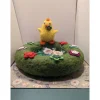 Clearance Befüllbares Osternest mit Küken, hergestellt mit Nadelfilztechnik Osterkörbchen
