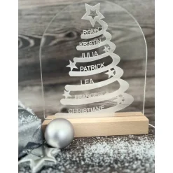 Beleuchtetes Schild, Weihnachten, Weihnachtsdekoration, Nachtlicht, beleuchtetes Acrylglas, verschiedene Modelle Kerzen & Beleuchtung