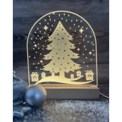 Beleuchtetes Schild, Weihnachten, Weihnachtsdekoration, Nachtlicht, beleuchtetes Acrylglas, verschiedene Modelle Kerzen & Beleuchtung