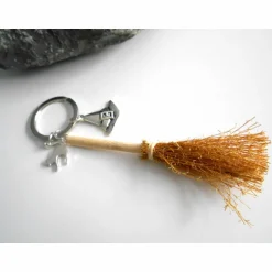 Accessoires|Punkrockdesign Besen Hexe Hexenhut,  Katze   Schlüsselanhänger