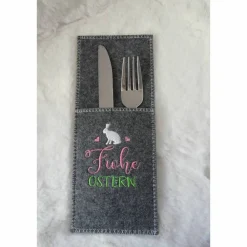 Hot Bestecktaschen - Frohe Ostern 4er Set Ostertischdeko