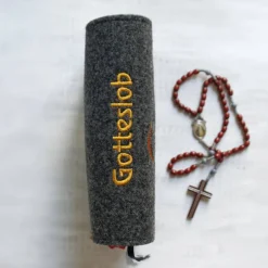 Clearance Bestickte Gotteslobhülle aus Filz *Du bist ein Ton in Gottes Melodie 3 *individuell angefertigt Gotteslobhülle