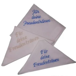 Outlet Besticktes Taschentuch Hochzeit Servietten