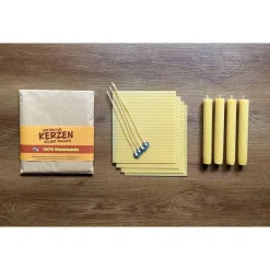 Best Bienenwachskerzen selbst aus Wabenplatten herstellen. DIY-Set für 4 Kerzen, ca. 175 hoch Geschenke