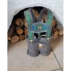 Accessoires|Kreativlaedchen Biertragetasche Lederhose als Geschenk, Vatertagsgeschenk für den Mann oder zum Jubiläum ausreichend für zwei Bierflaschen. Personalisierbar