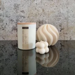 Hot BIG Swirl Candle I Spiralkerze I Gedrehte Kerze I Sojawachs I Home Decor I Hingucker I Ästhetisch I Minimalistisch Tischdekoration