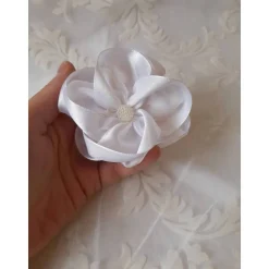 Online Braut Haarklammer Haarschmuck mit Perle weiß 